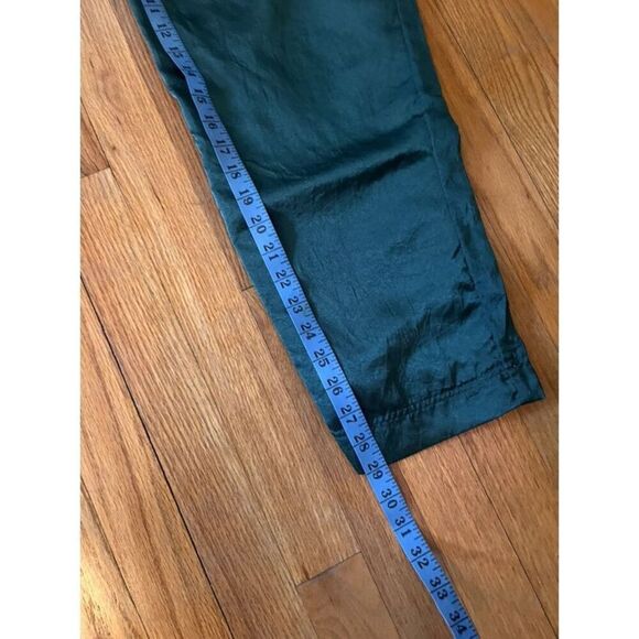 Vintage 80s Lavon Windbreaker Tracksuit Jogger Set Emerald Green Size M - Picture 7 of 10